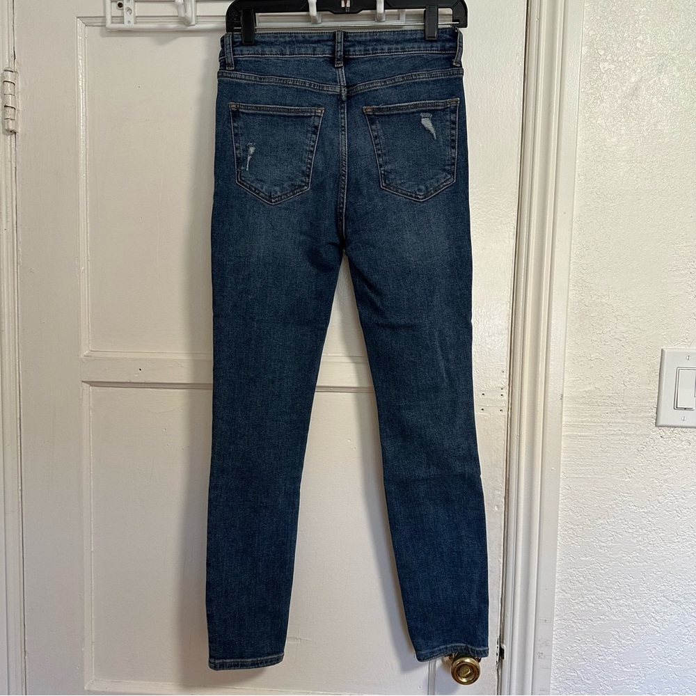 Lovers + Friends Distressed Ricky Low Rise Skinny in Brighton - Picture 9 of 14